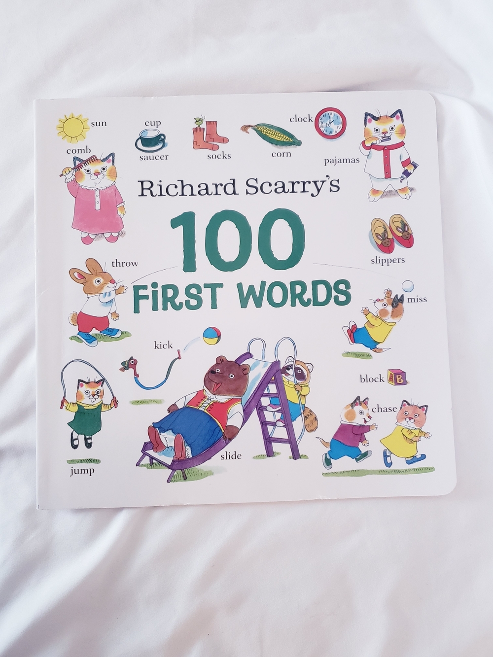 Richard Scarry's 100 First Words Kids Book